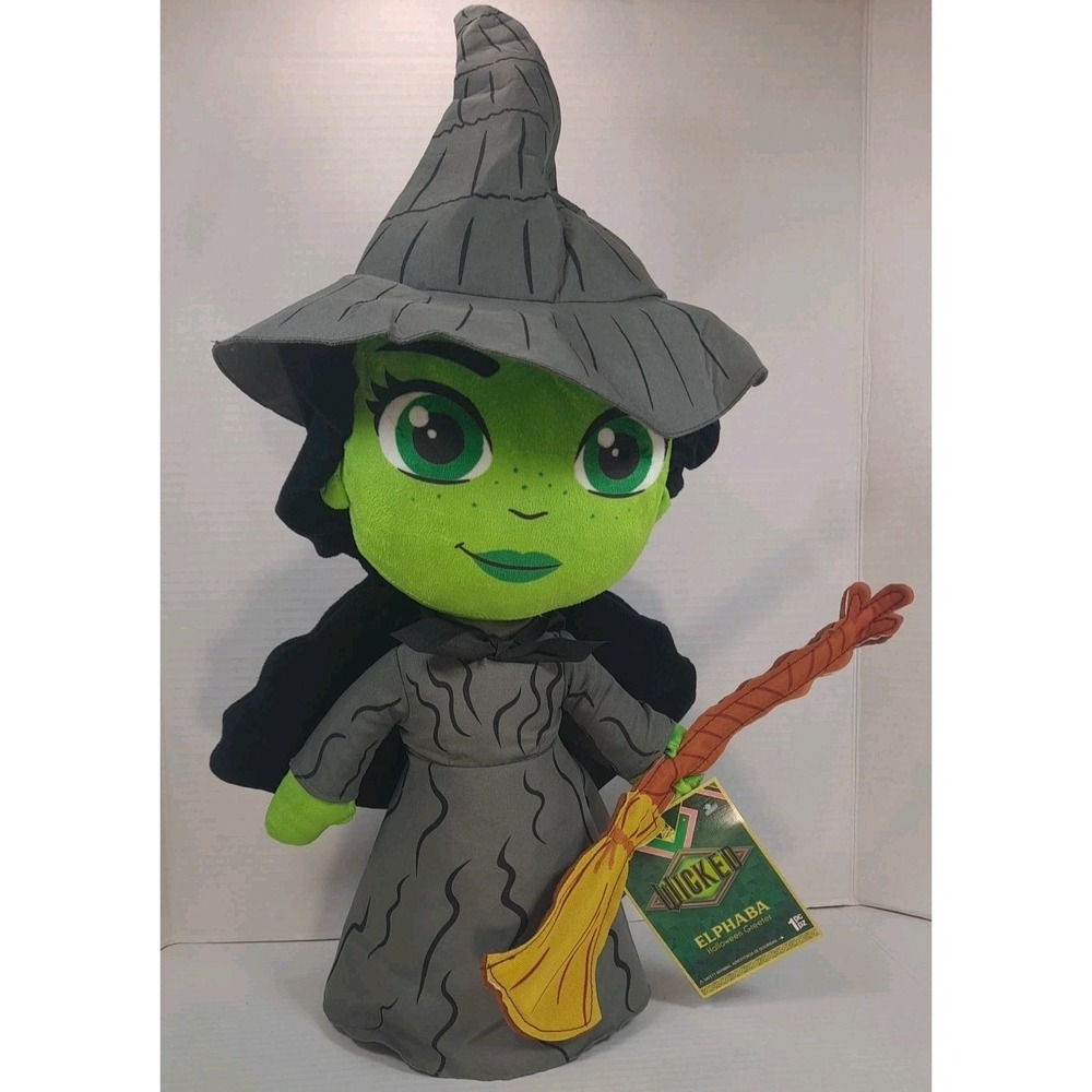 NWT Elphaba Wicked Halloween Greeter Doll 21" Universal Gemmy Industries